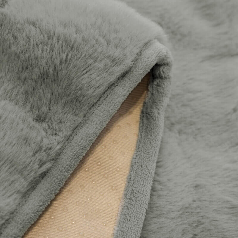 Mysig Plysch Enfärgad Halkfri Sofföverdrag för Komfort