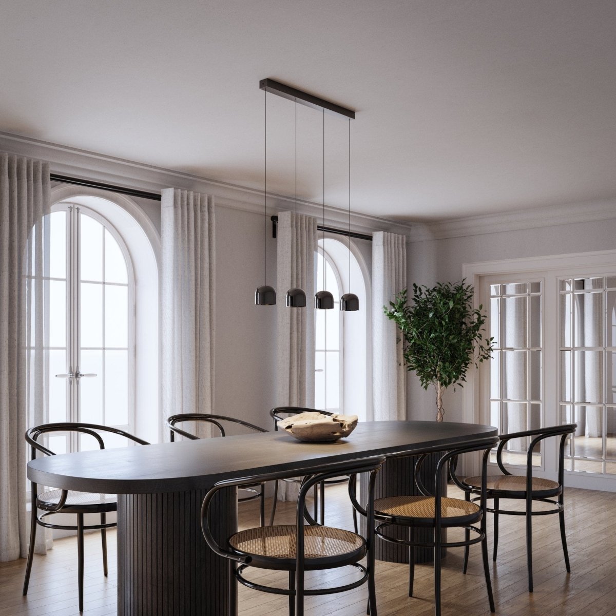 SolisArc - LED Hänglampa med Varmt Ljus