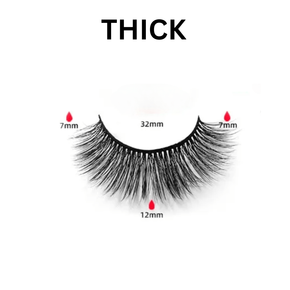 GLAMIX – Återanvändbara självhäftande ögonfransar för en felfri look