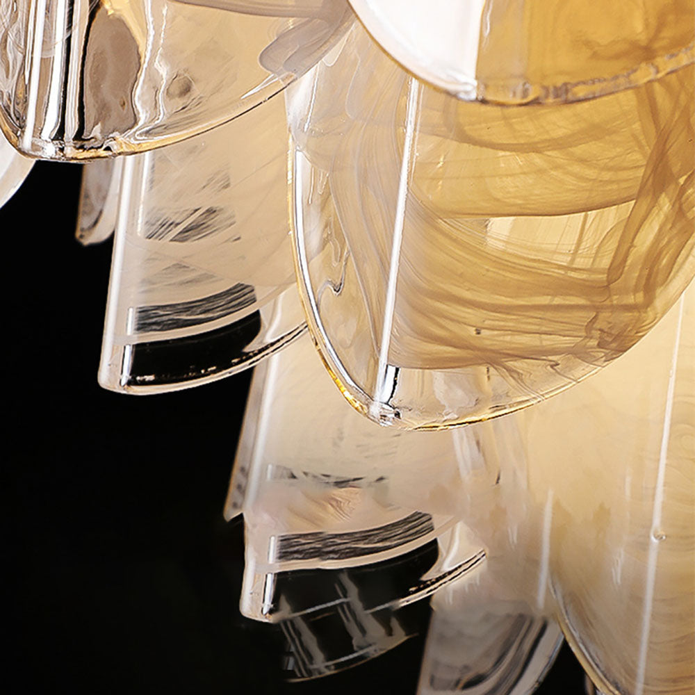 Moderna Kopparfärgad Hänglampa med Trähandtag