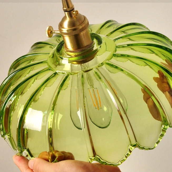 Pendellampa Vintage Glas Hängande Lampa