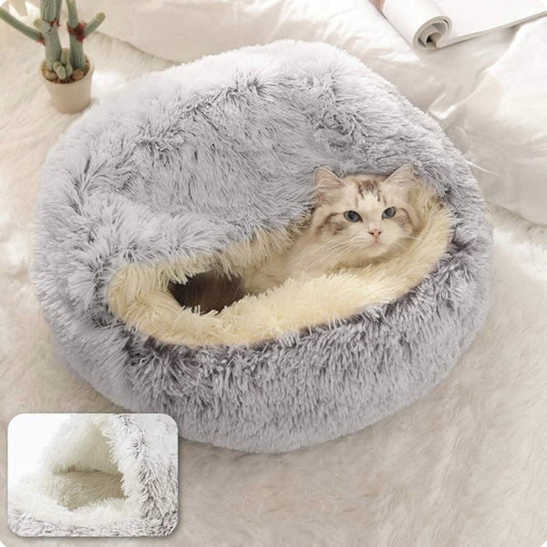 Kattgrotta Säng Plush Ortopedisk Bo
