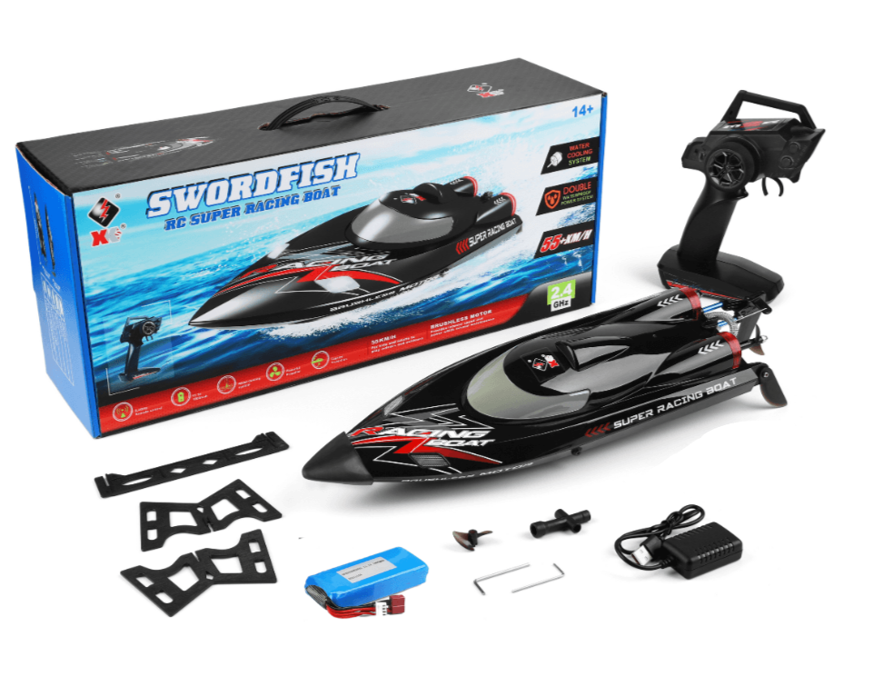 Fjärrstyrd båt för höghastighetsracing