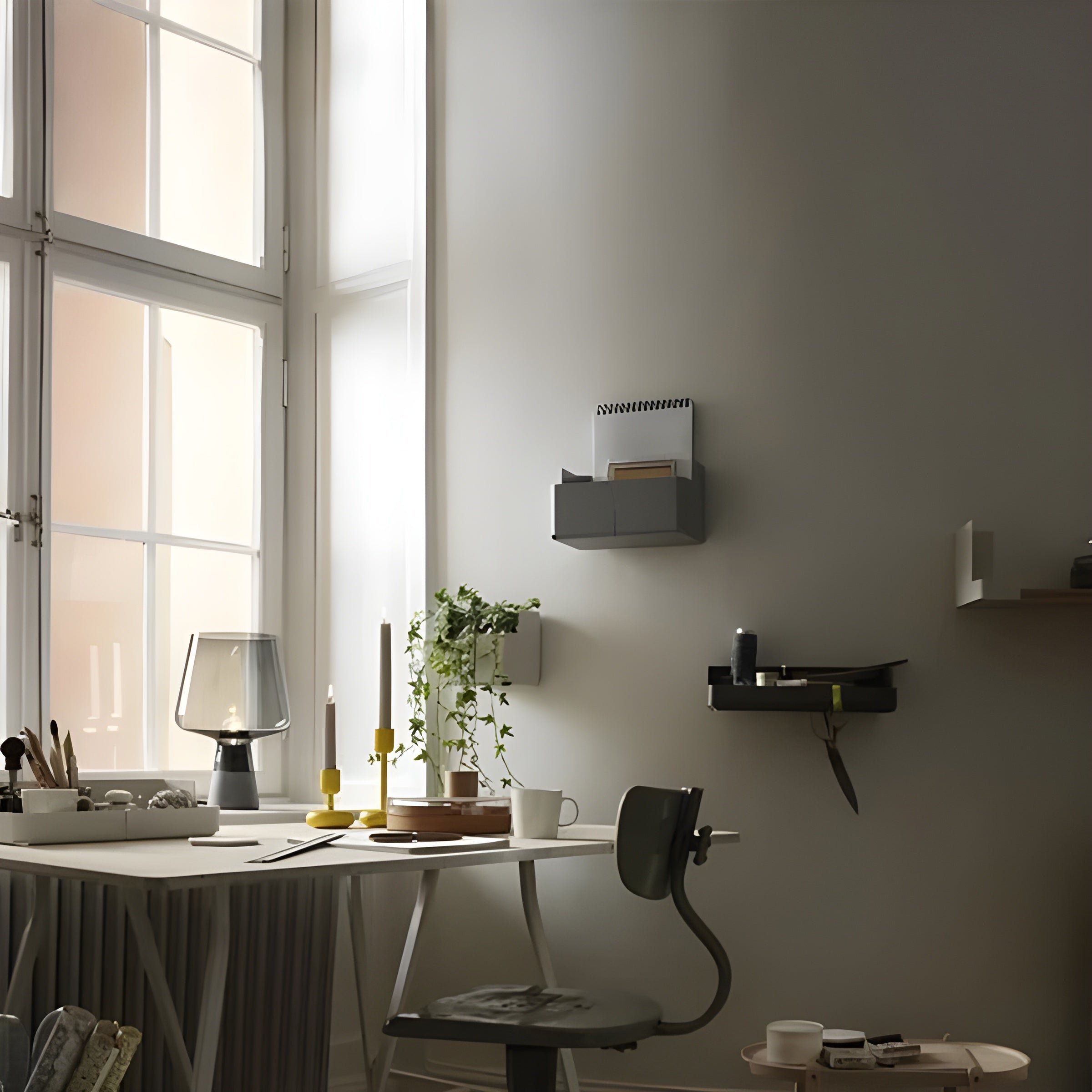 GlowSphere Bordslampa – Italiensk Glaskula Design