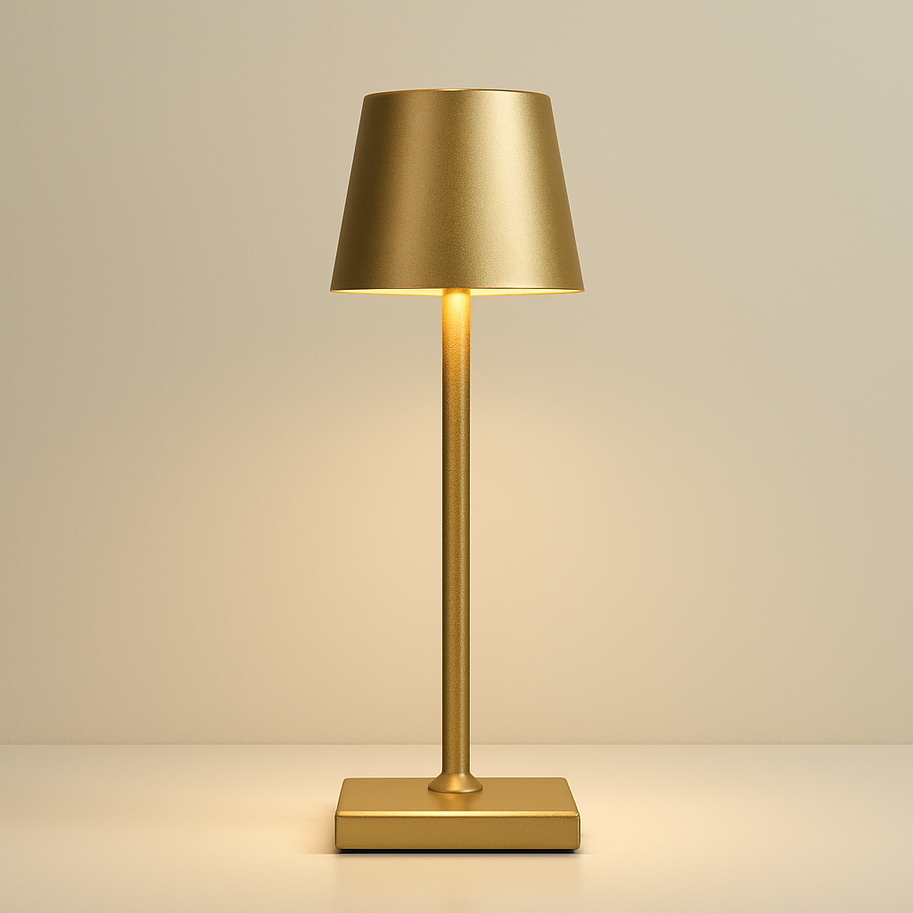 Trådlampuppladdningsbar LED Bordslampa