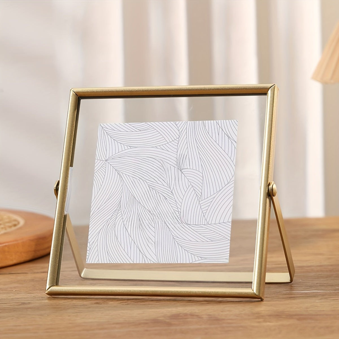 Digital fotoram Modern metall skrivbordsställning