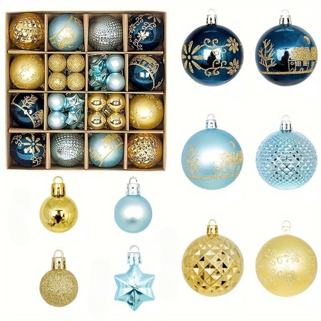Julgranskulor Set – Plast Hängande Smycken