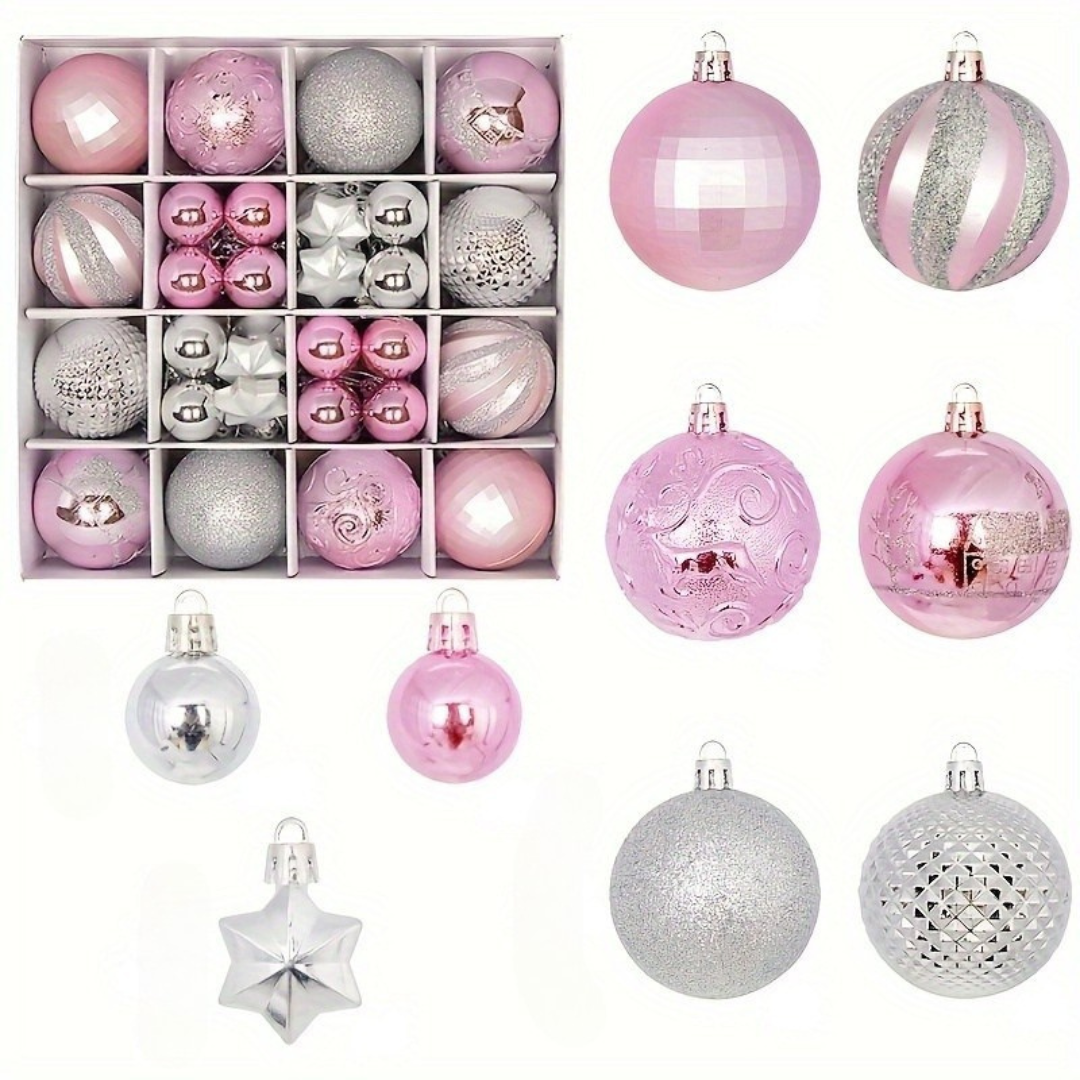 Julgranskulor Set – Plast Hängande Smycken