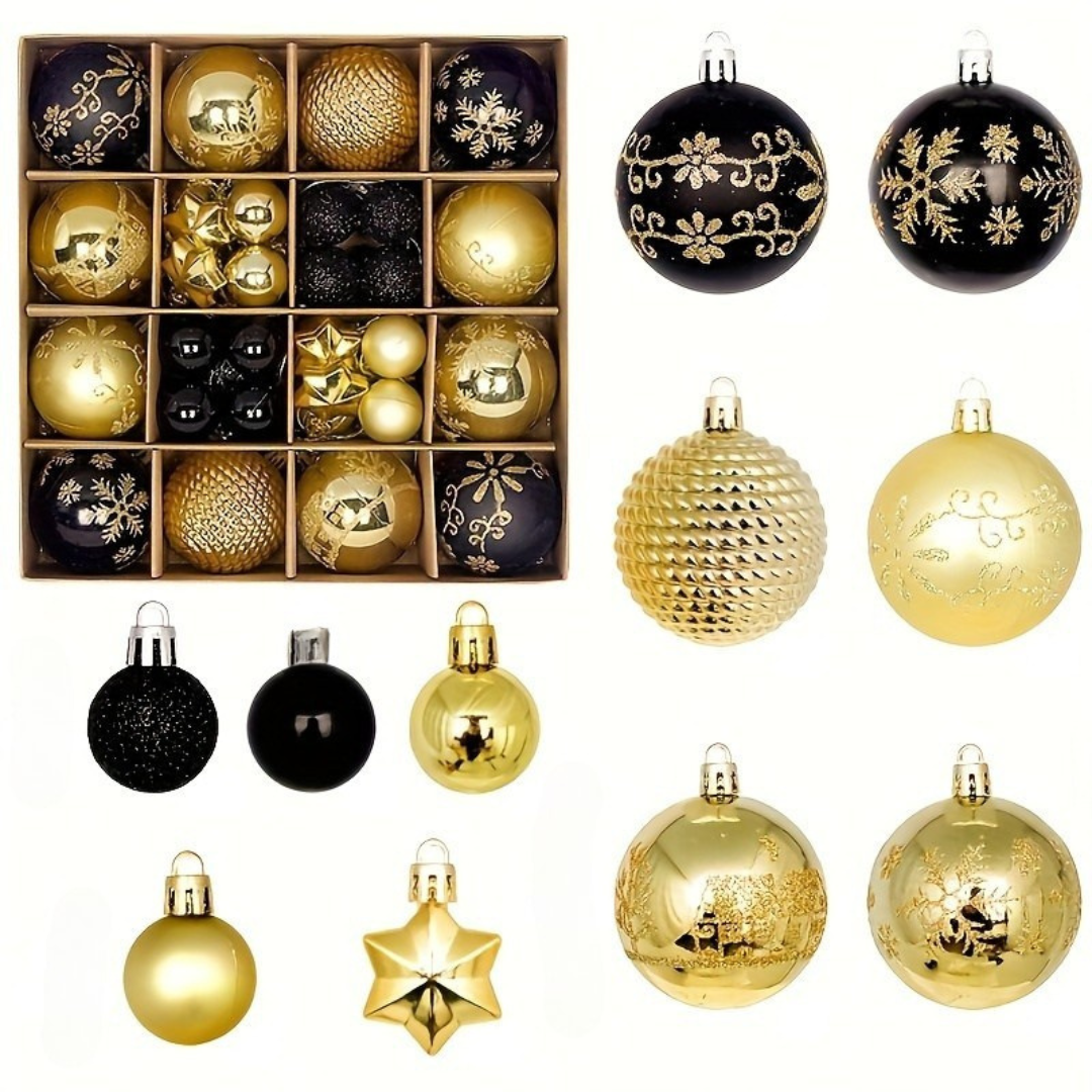 Julgranskulor Set – Plast Hängande Smycken