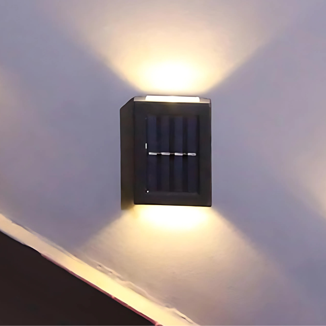 Solenergi Vägglampor Utomhus Vattentät LED Lampa