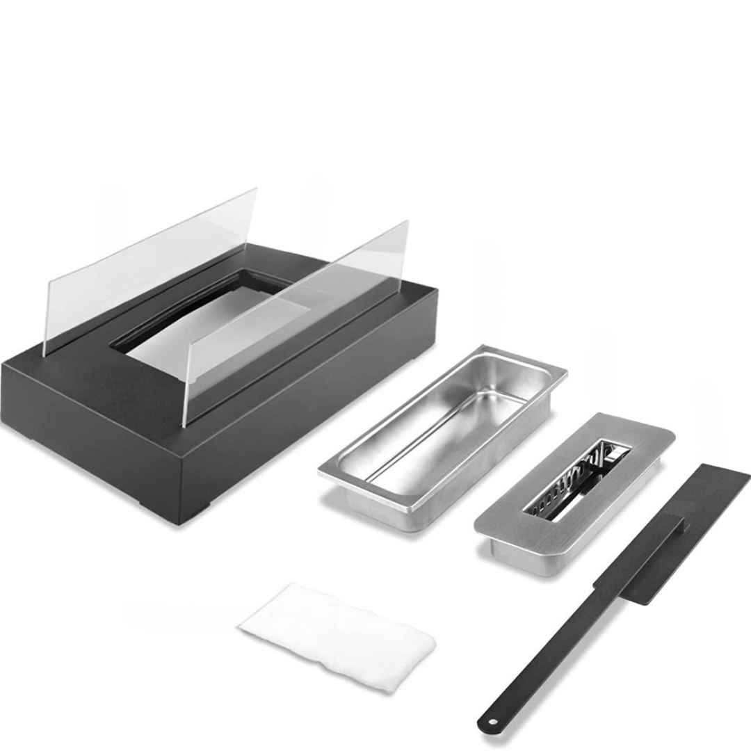 Bärbar Metall Bordskiva Utomhus Eldstad