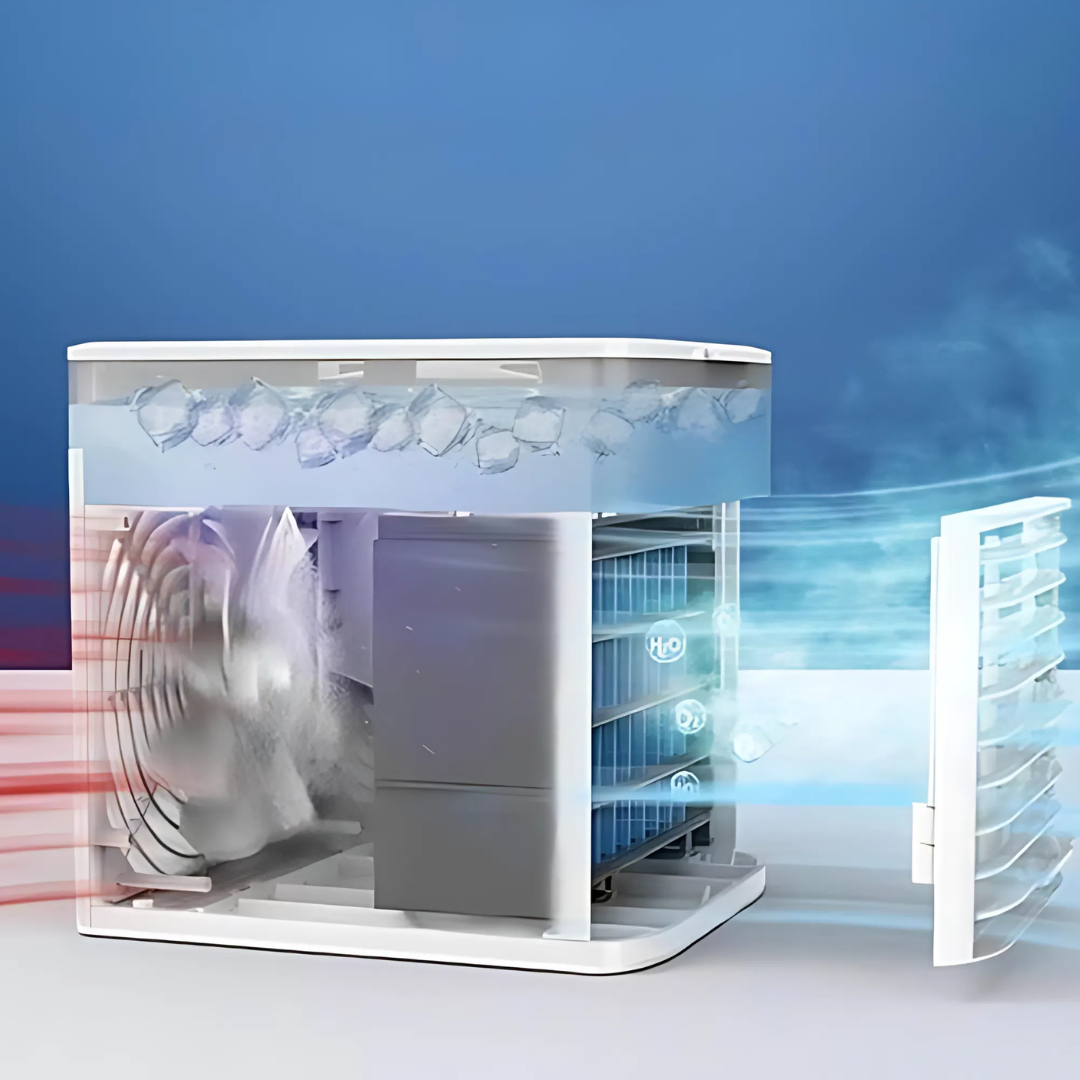 Bärbar luftkylare fläkt tyst justerbar luftfuktare