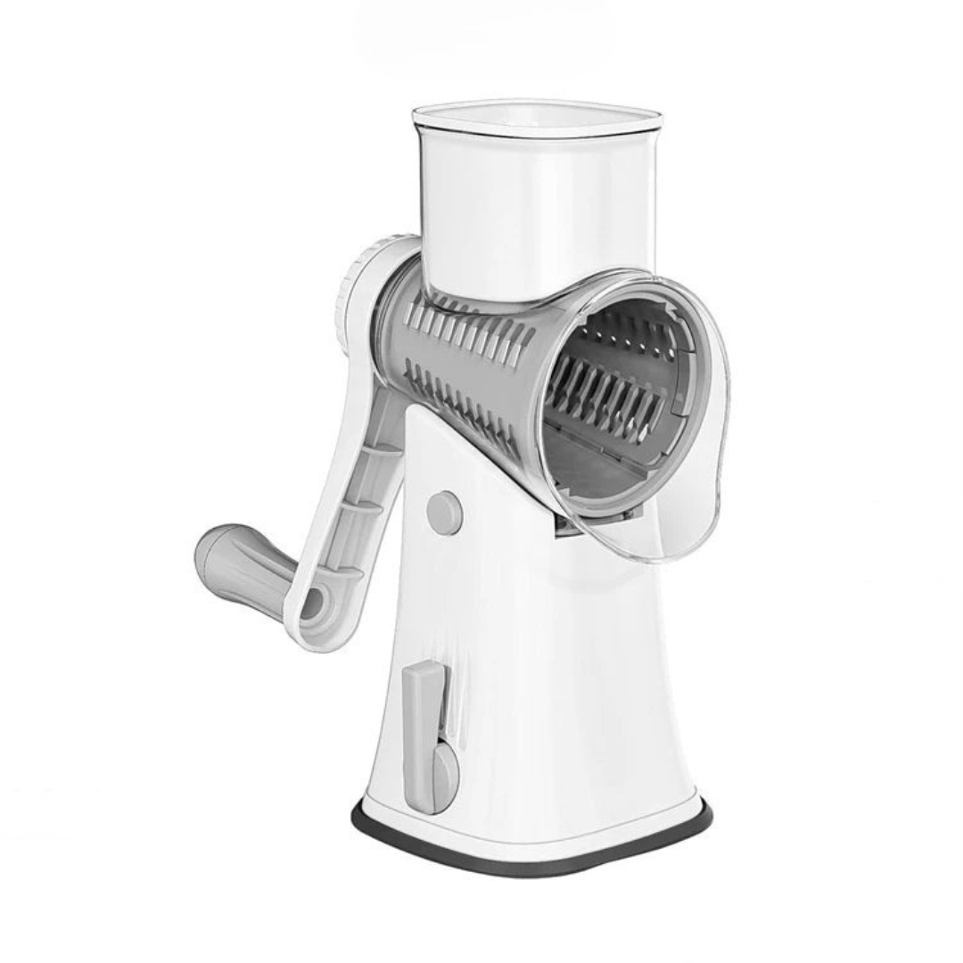 Grönsaksrivare med roterande osthyvelblad