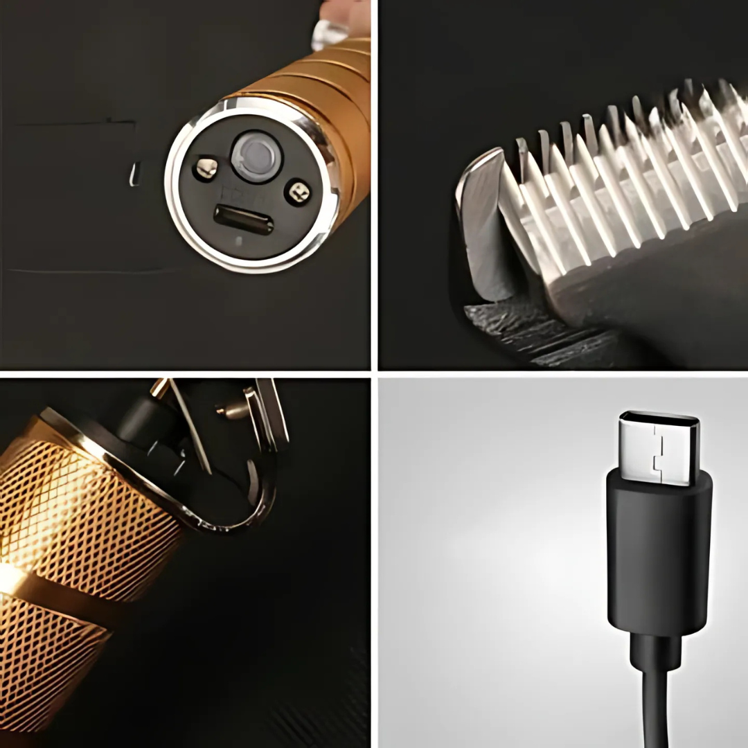 Trådlös Hårklippare och Skäggtrimmer Set