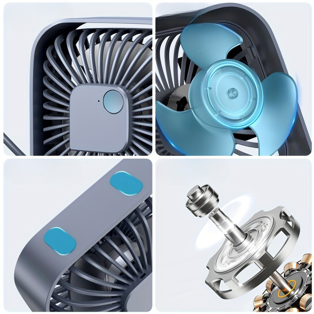 Skrivbordsvifte USB-drivet tyst bordsvifte