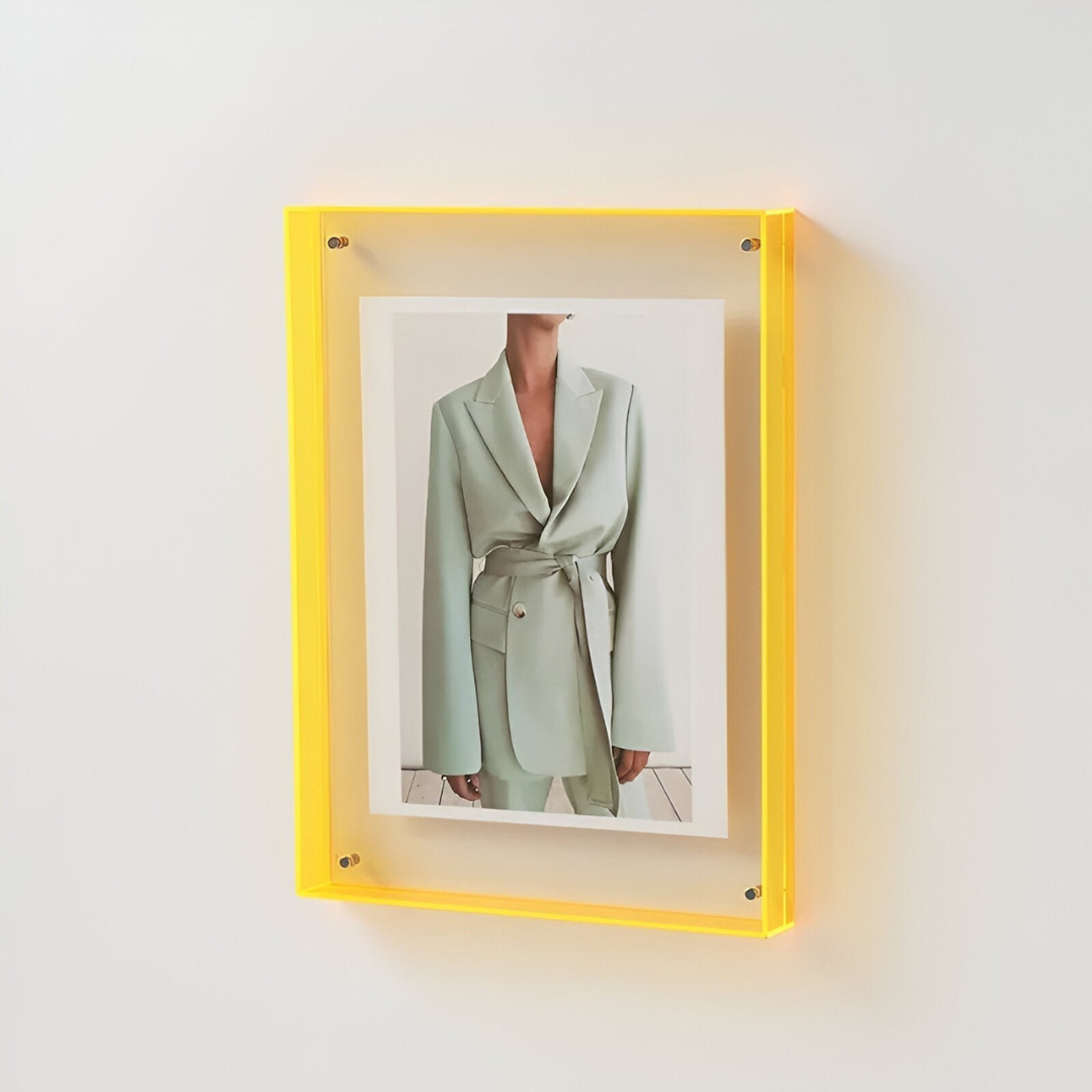 Akrylväggkonstram för moderna interiörer