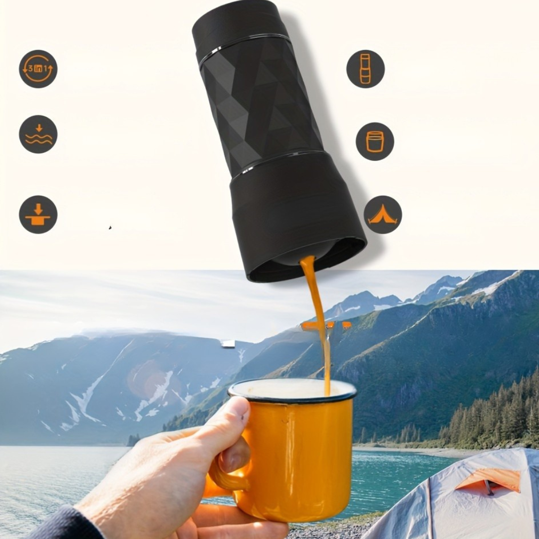 Portabel Manuell Kaffebryggare för Resa