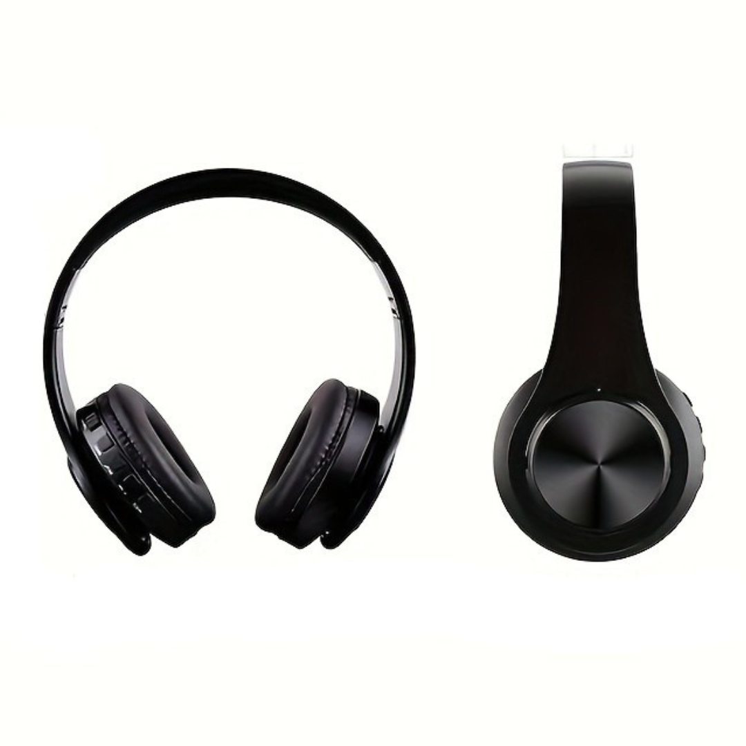 Trådlösa hörlurar LED-ljus över örat headset