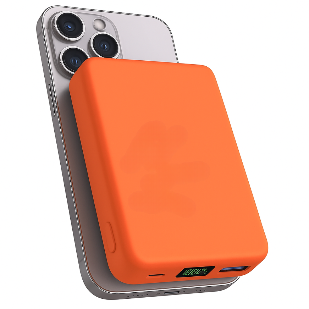 Trådlös laddare powerbank med magnetisk design