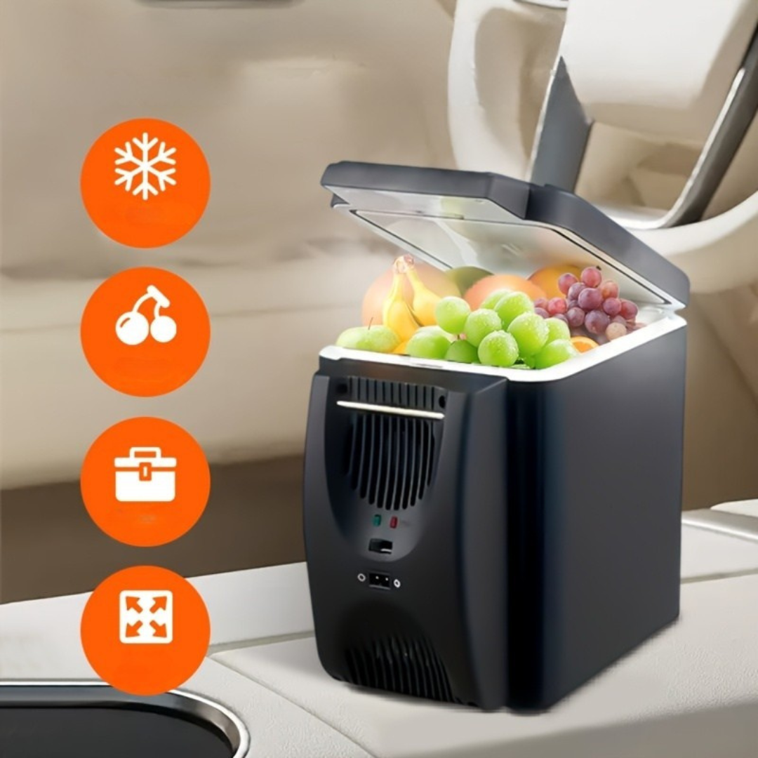 Bärbar Mini Kyl med Stort Utrymme