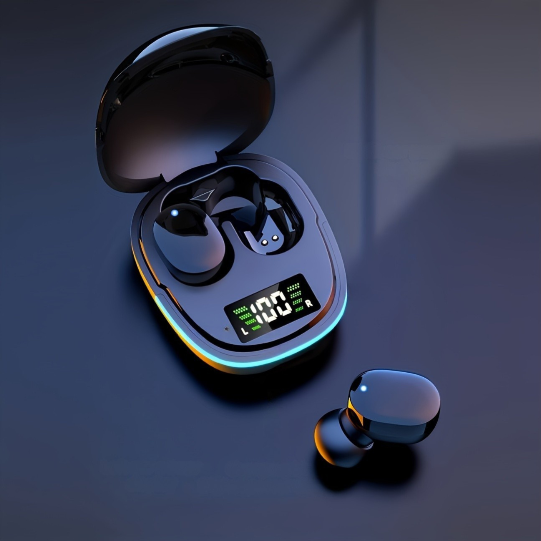 Hörlurar med LED-display Gaming Design