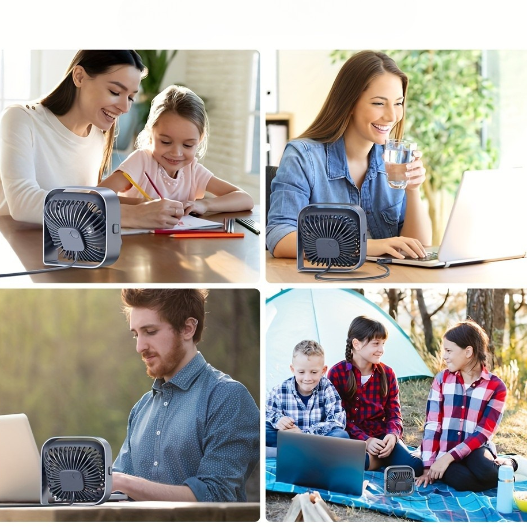 Skrivbordsvifte USB-drivet tyst bordsvifte