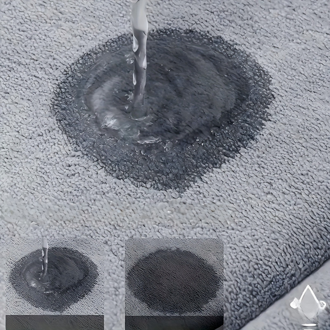 Badrug med minnesskumkuddar komfort