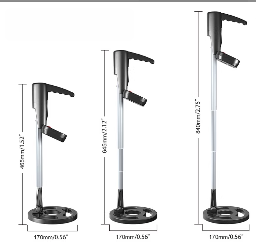 Metall Detector Lätt Justerbar Skattjägare