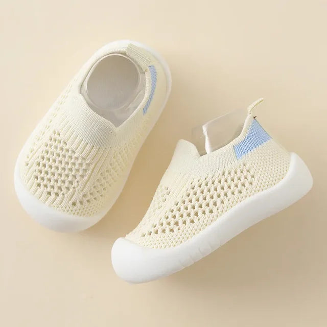Barn Slip On Andningsbara Mesh Sneakers