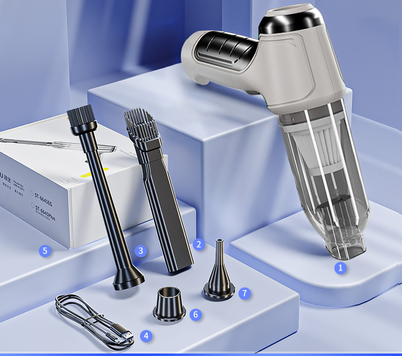 Bil Dammsugare Sladdlös Handhållen Hög Effekt