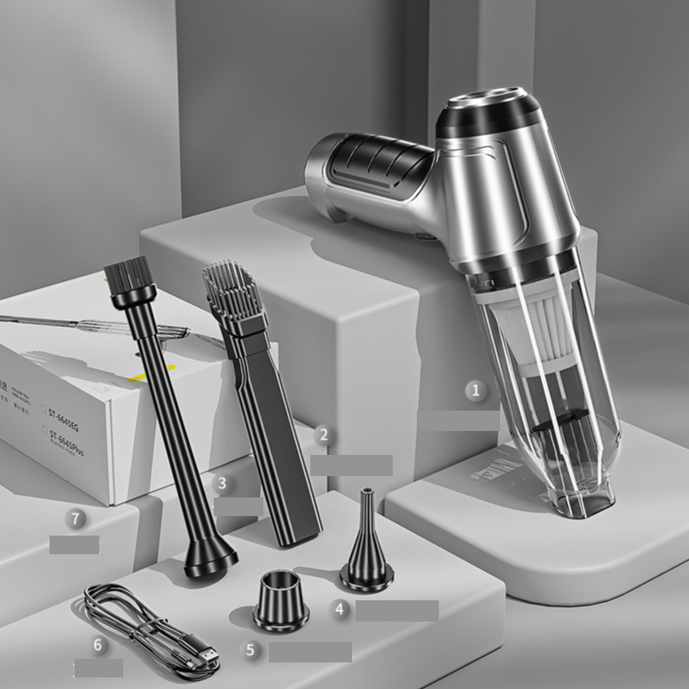 Bil Dammsugare Sladdlös Handhållen Hög Effekt