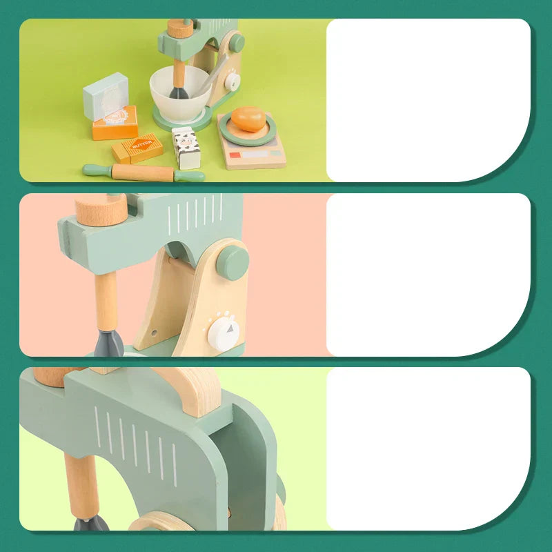 Trä Kock Lek Kök Set