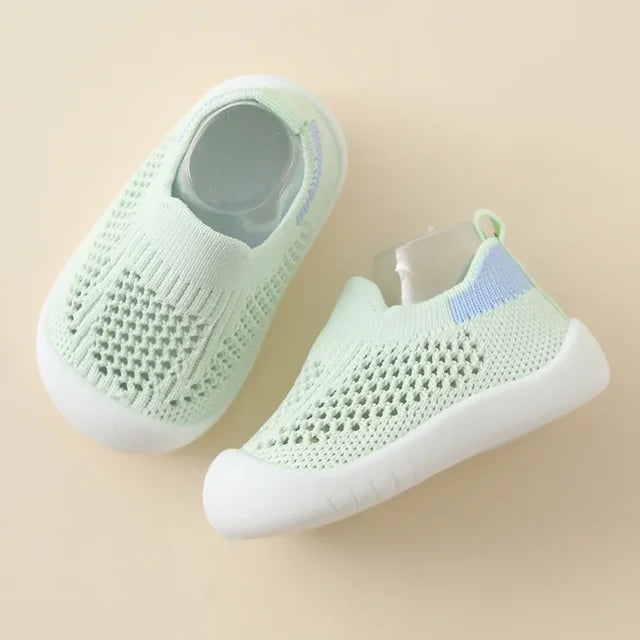 Barn Slip On Andningsbara Mesh Sneakers