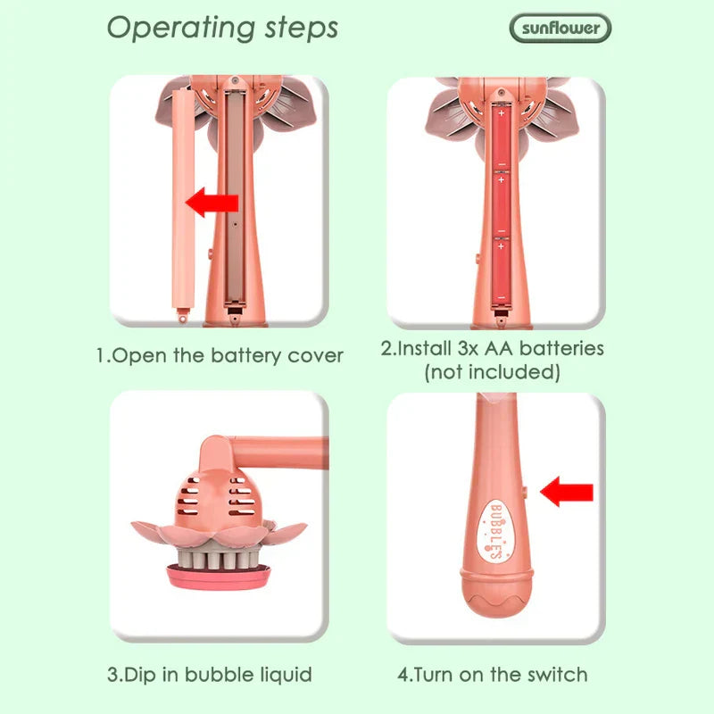 Solros Bubbelsprejare