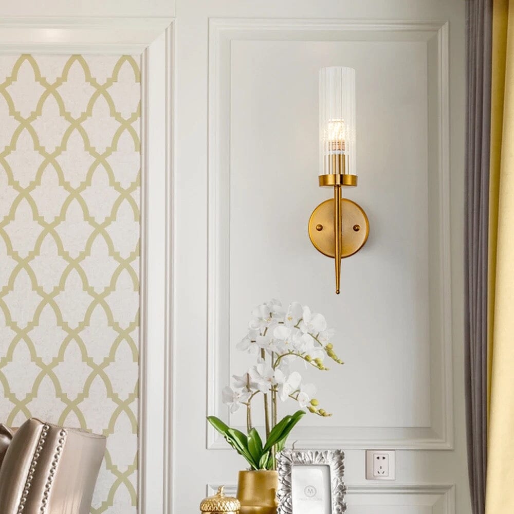 Glasvägglampa – Elegant vägglampa med kugglas för modern bostad