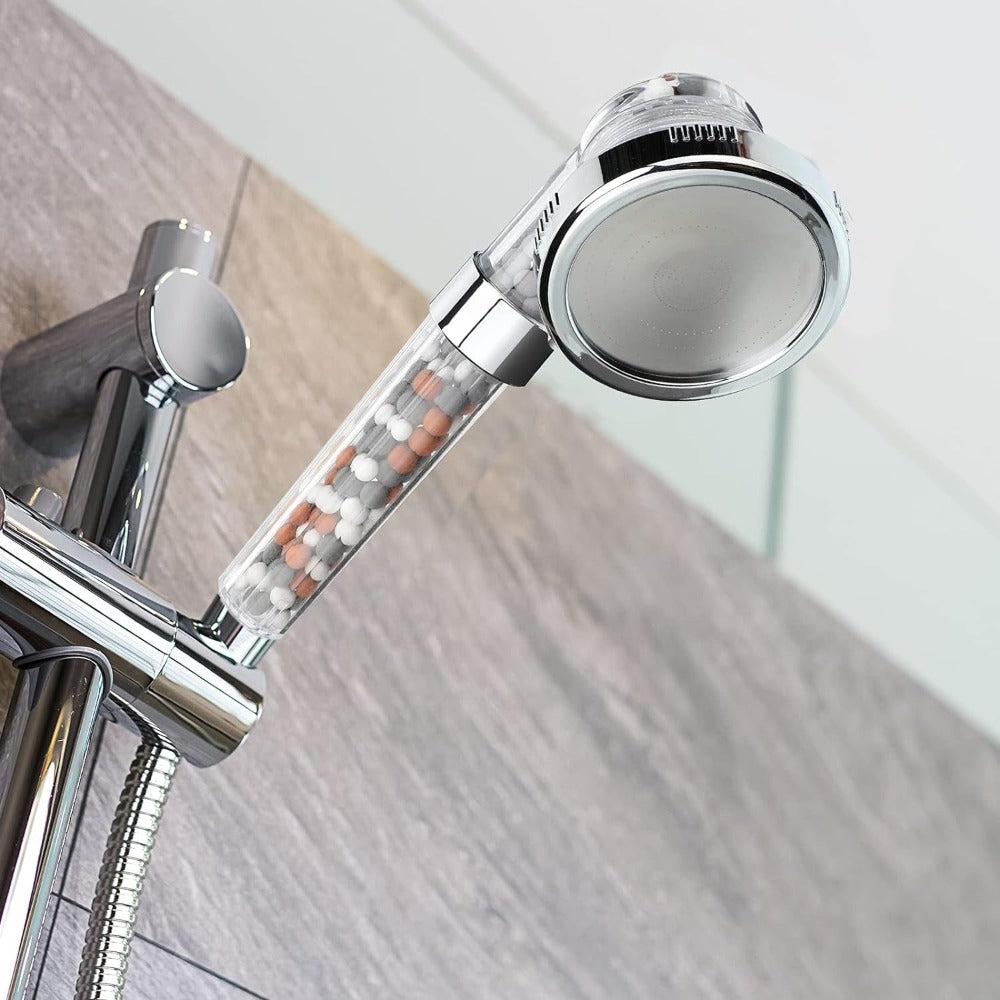 Carvallo – Lyxig Mineral Duschhuvud för Mjuk Vatten & Hälsosam Hud