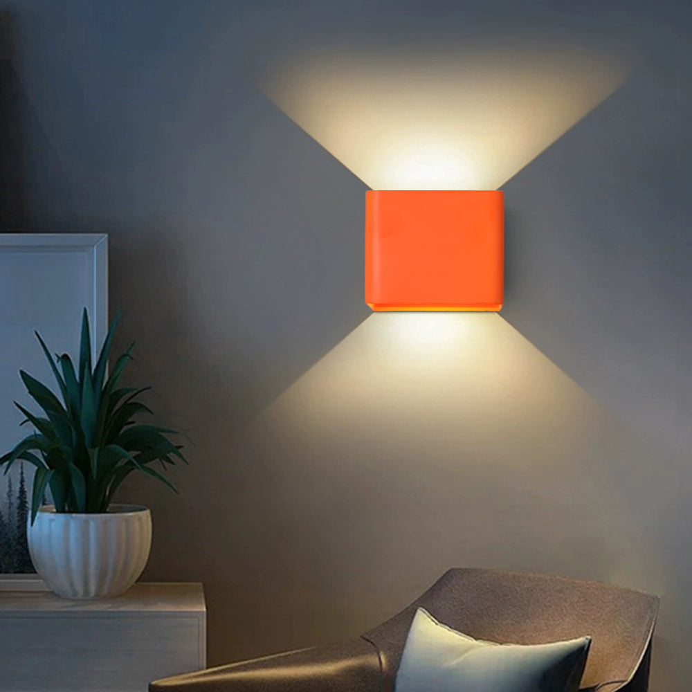 Orr Modern LED Vägglampa - Svart/Vit/Gul/Grön/Röd Vardagsrum/Sovrum Metall