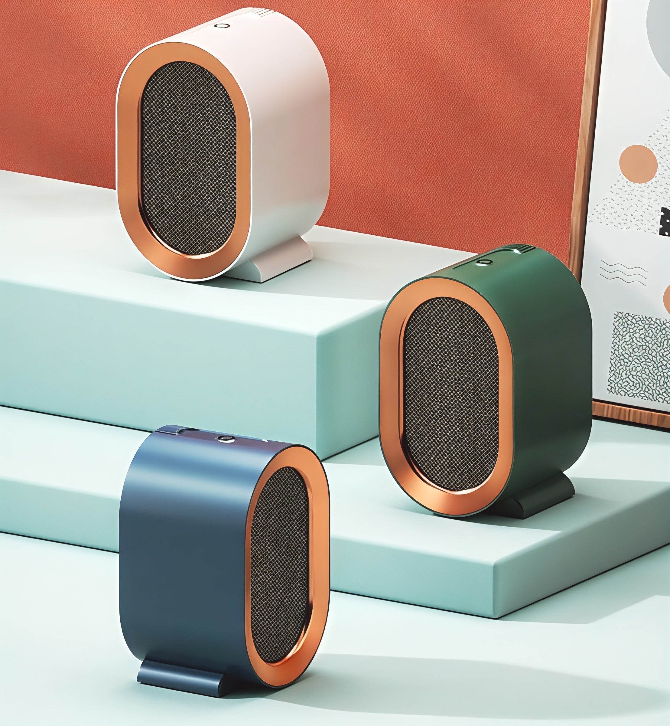 Elektrisk keramisk bärbar rummet värmare