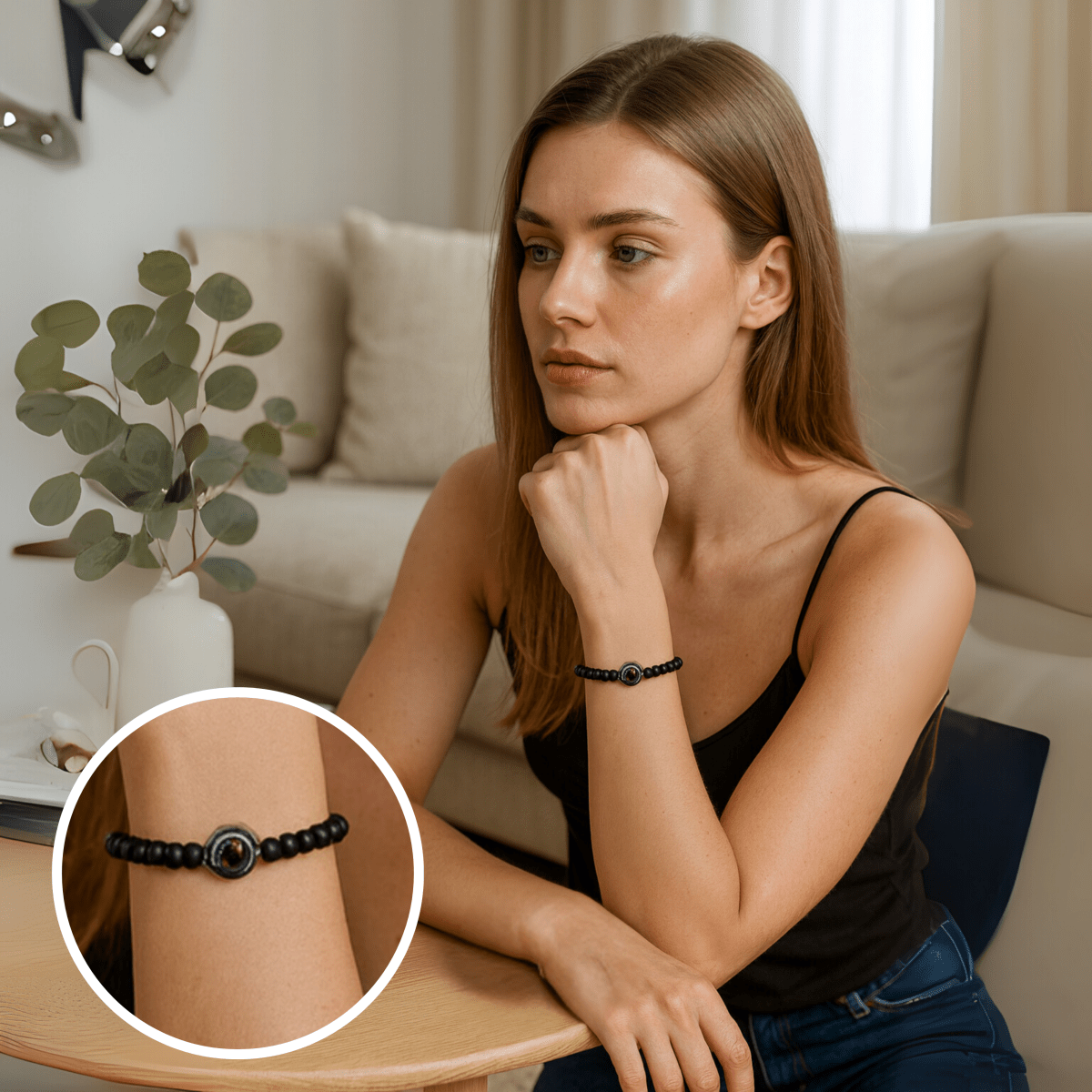 INFINORA – Personligt projektionsarmband med foto