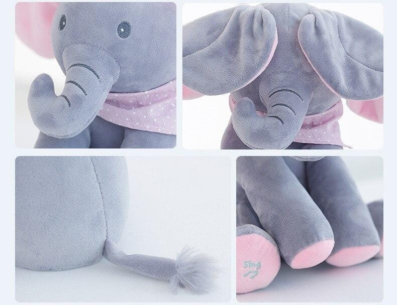 Plush Elefant Lektoy med Musik och Rörelse