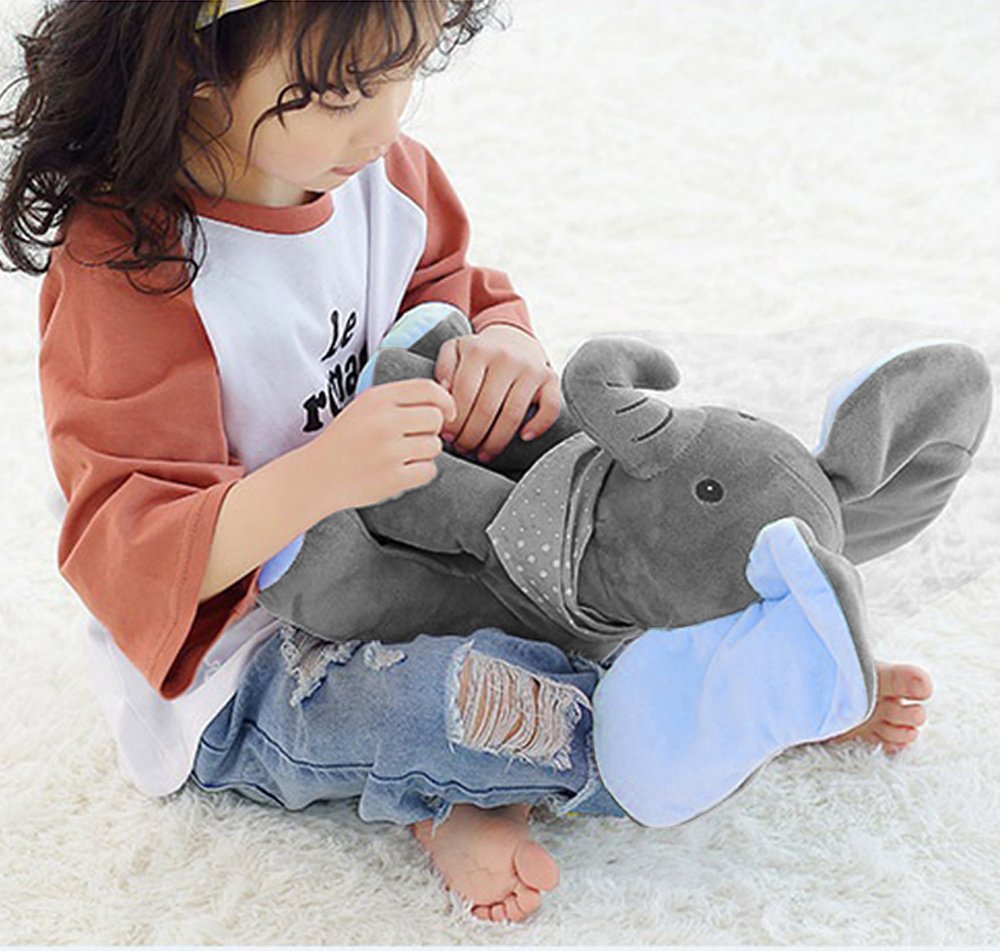Plush Elefant Lektoy med Musik och Rörelse