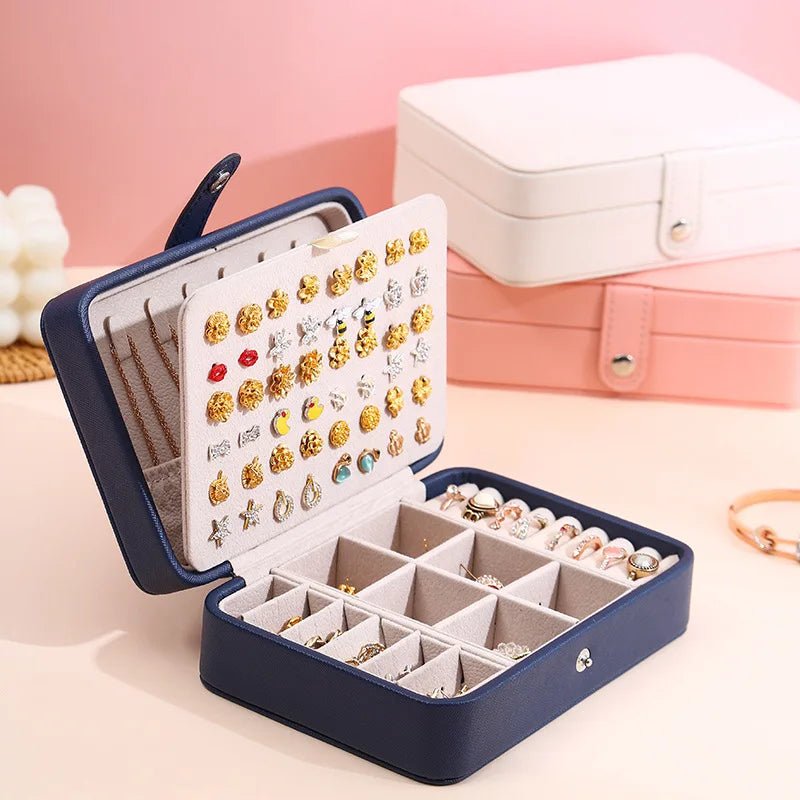 JewelCase – Smyckeskrin i läder för ringar och örhängen