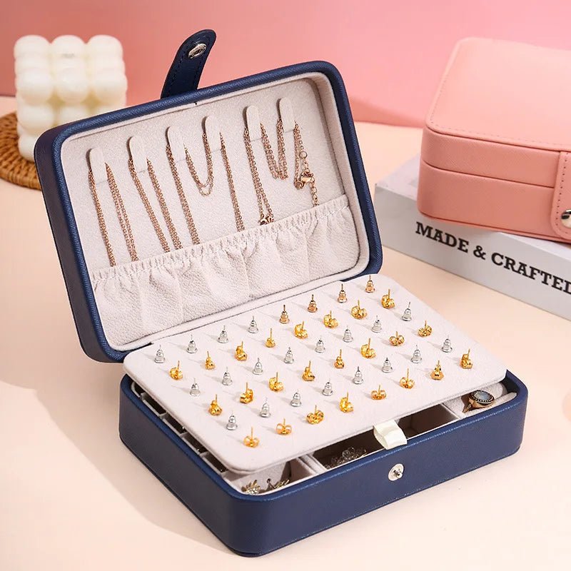JewelCase – Smyckeskrin i läder för ringar och örhängen