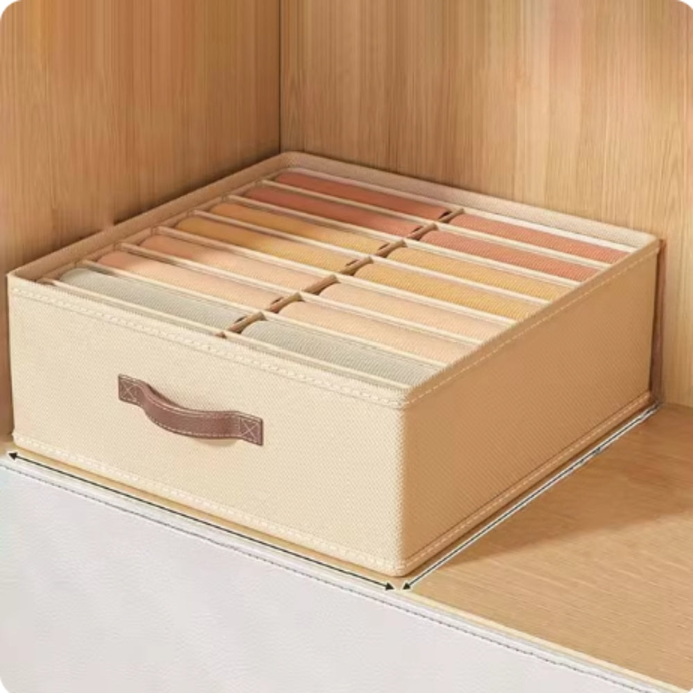 Modern Grå Linne Förvaringsbehållare