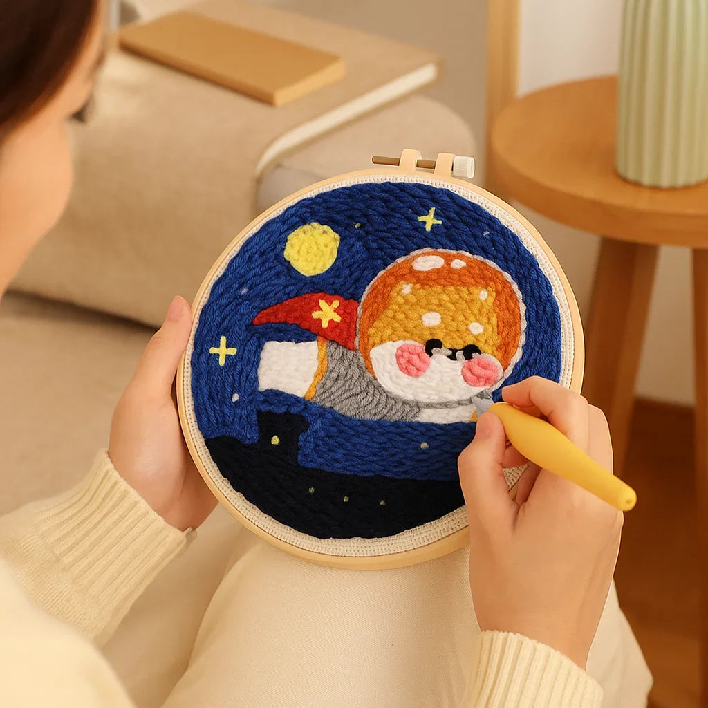 Avkopplande Stickset med olika designer