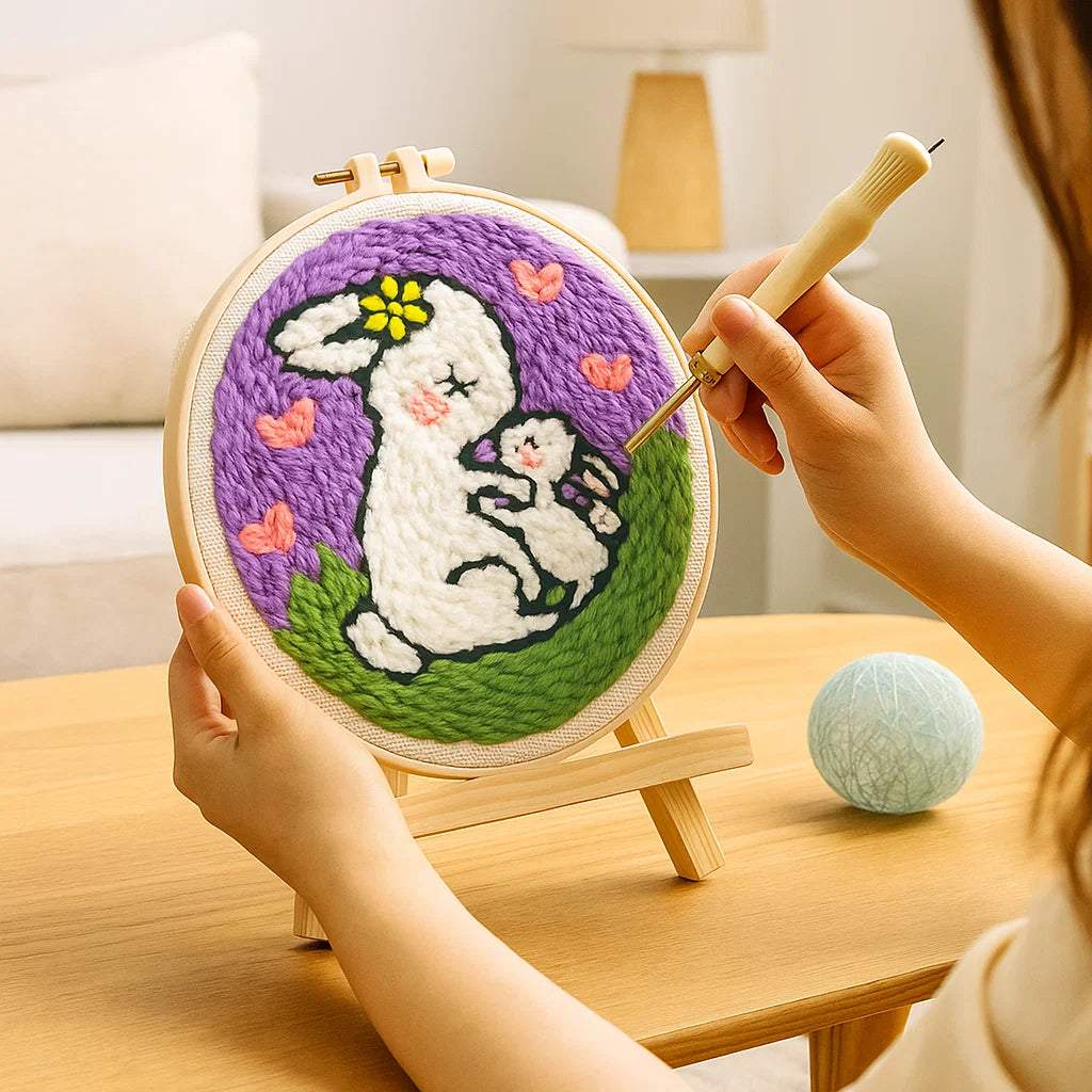 Avkopplande Stickset med olika designer