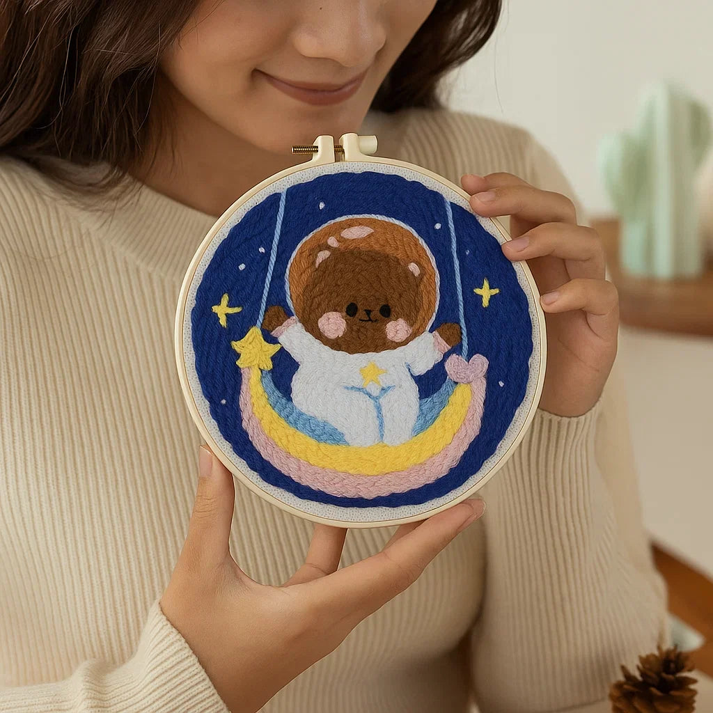 Avkopplande Stickset med olika designer