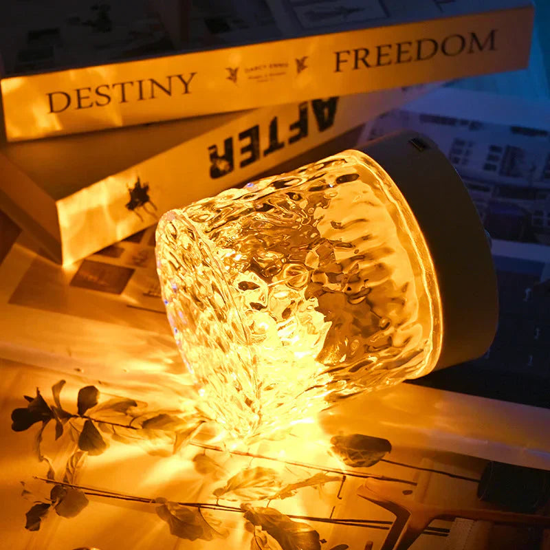 Carvallo LuminaraWave | RGB-vattenglans | Fjärrkontroll & USB-drift | 16 färger