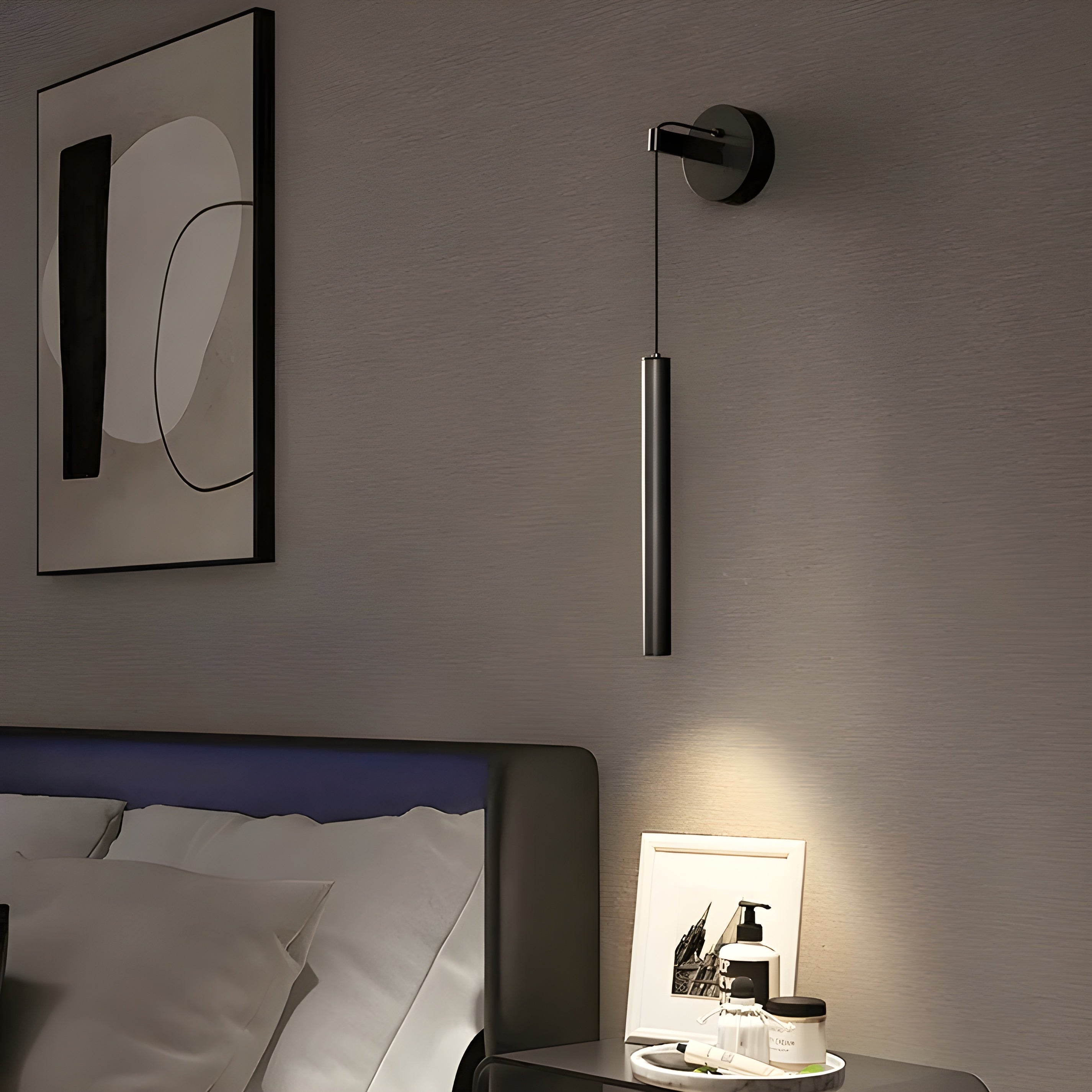 GlideAura Light - Nordisk Minimalistisk Væglampe