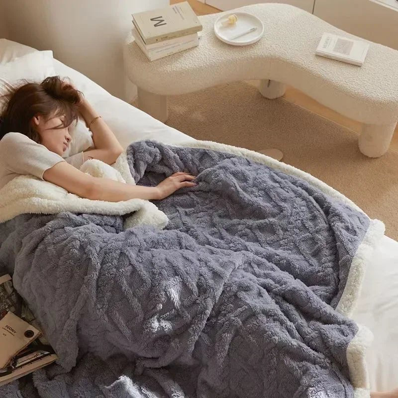 SHEARCOZY – Ultra-varm lamullfilt för vinterlig komfort